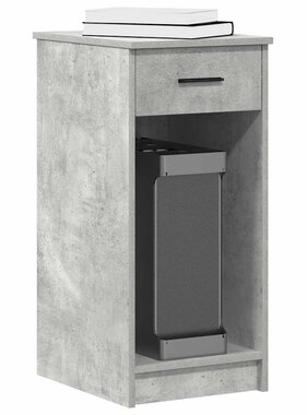 VidaXL Computertorenstandaard met lade 35x45x77 cm betongrijs