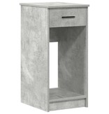 vidaXL Computertorenstandaard met lade 35x45x77 cm betongrijs