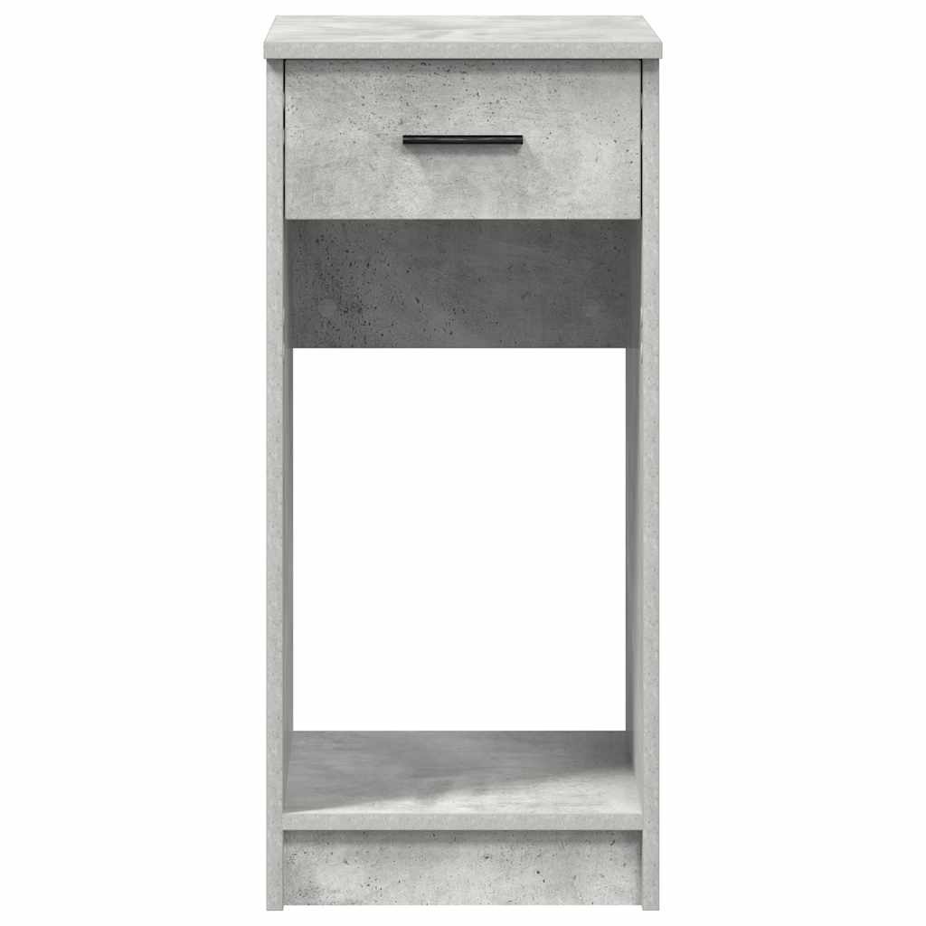 vidaXL Computertorenstandaard met lade 35x45x77 cm betongrijs