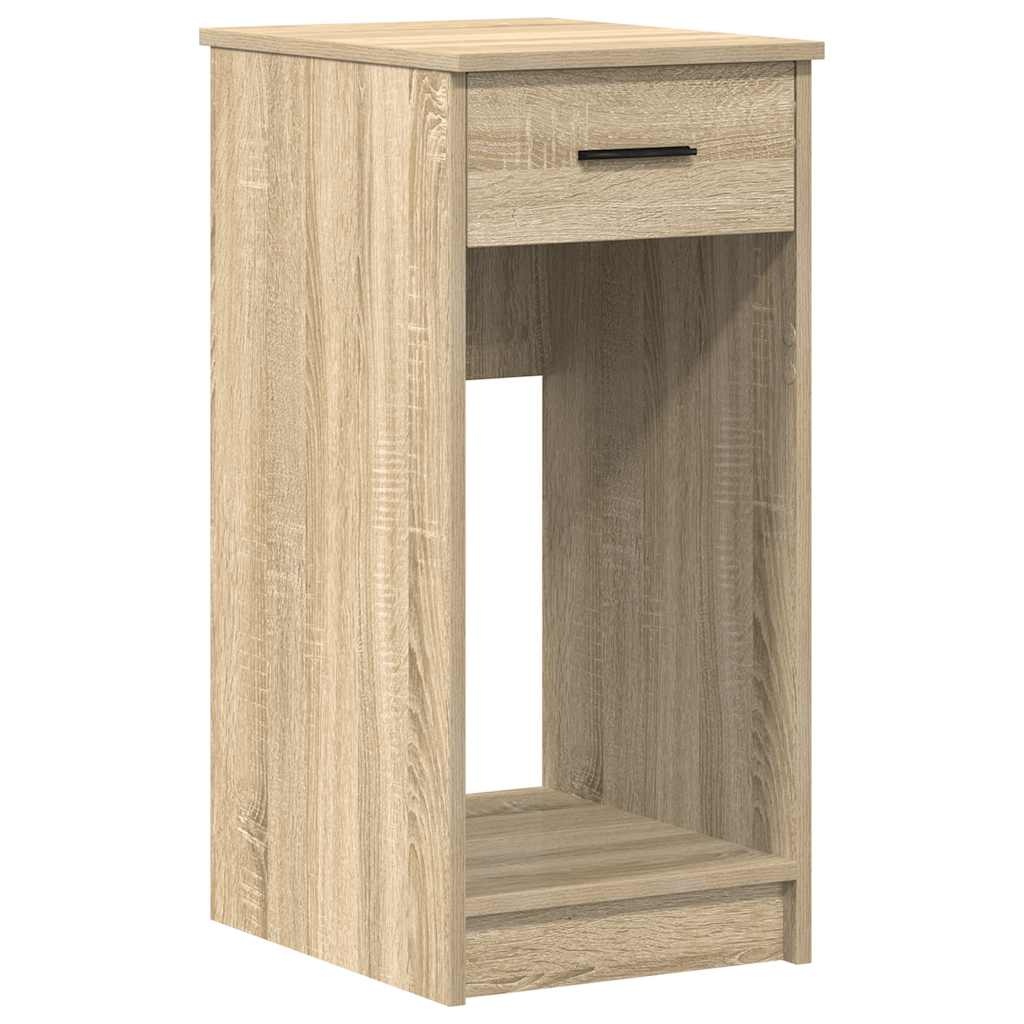 vidaXL Computertorenstandaard met lade 35x45x77 cm sonoma eikenkleurig