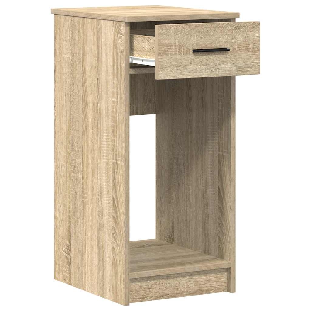 vidaXL Computertorenstandaard met lade 35x45x77 cm sonoma eikenkleurig