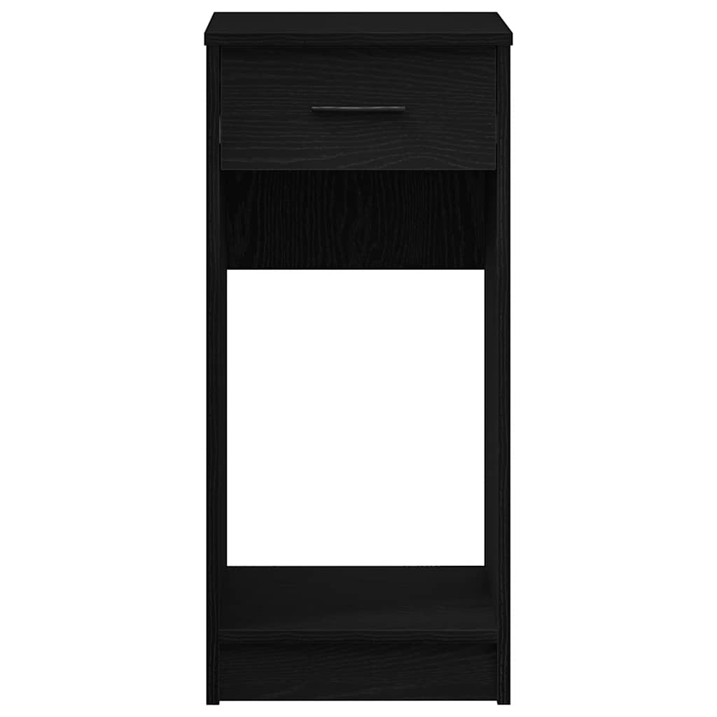 vidaXL Computertorenstandaard met lade 35x45x77 cm zwart