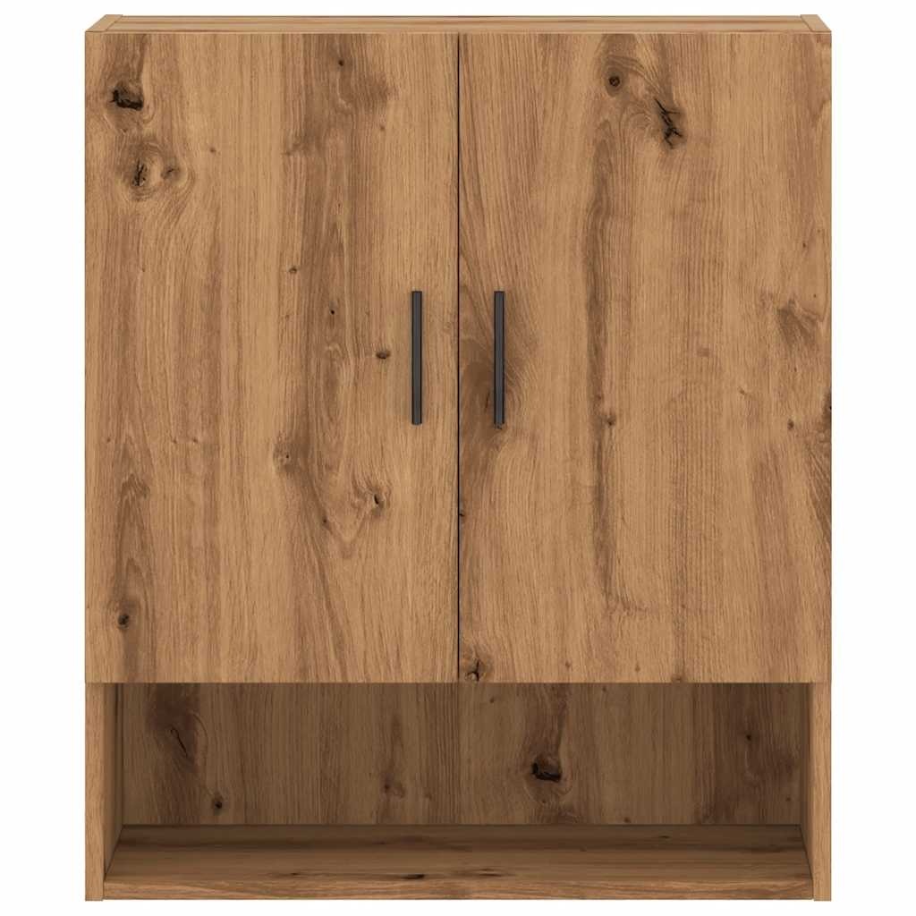 vidaXL Wandkast 60x31x70 cm bewerkt hout artisanaal eikenkleur