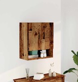 vidaXL Wandkast 60x31x70 cm bewerkt hout oud houtkleurig