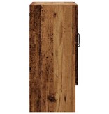 vidaXL Wandkast 60x31x70 cm bewerkt hout oud houtkleurig