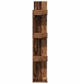 vidaXL Boekenkast 48x25,5x140 cm bewerkt hout oud houtkleurig
