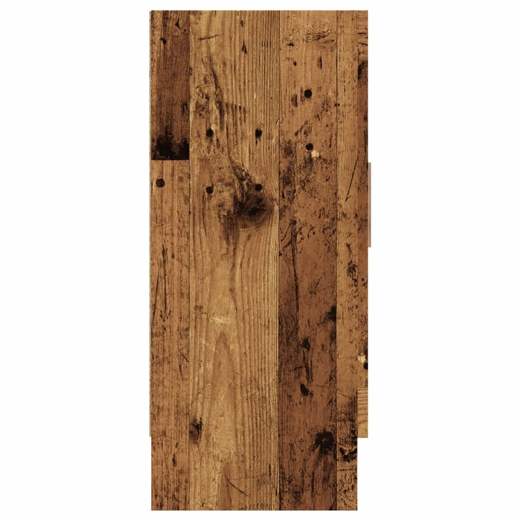 vidaXL Dressoir 120x30,5x70 cm bewerkt hout oud houtkleurig