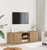 vidaXL Tv-meubel 120x34x37 cm bewerkt hout artisanaal eikenkleur
