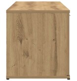 vidaXL Tv-meubel 120x34x37 cm bewerkt hout artisanaal eikenkleur