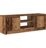 vidaXL Tv-meubel 102x30x36 cm bewerkt hout oud houtkleurig