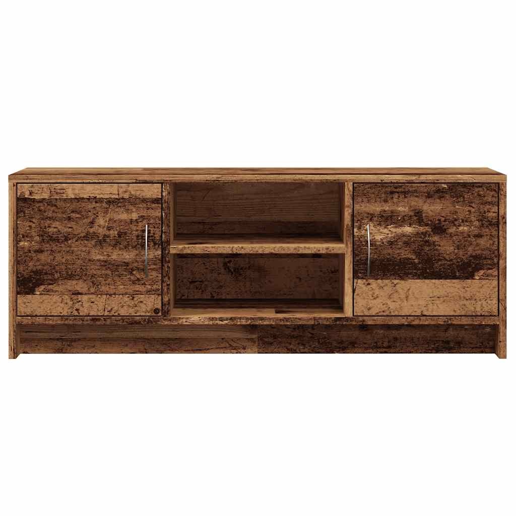 vidaXL Tv-meubel 102x30x37,5 cm bewerkt hout oud houtkleurig