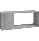 vidaXL Tv-meubel 80x24x32 cm bewerkt hout betongrijs