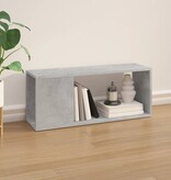vidaXL Tv-meubel 80x24x32 cm bewerkt hout betongrijs