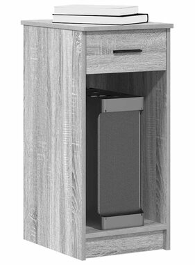 VidaXL Computertorenstandaard met lade 35x45x77 cm grijs sonoma eiken
