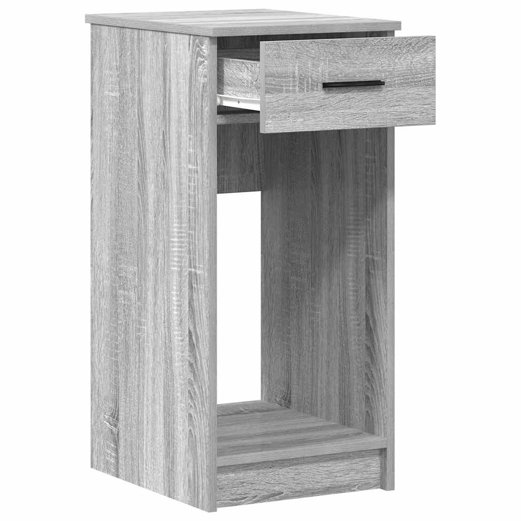 vidaXL Computertorenstandaard met lade 35x45x77 cm grijs sonoma eiken