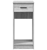 vidaXL Computertorenstandaard met lade 35x45x77 cm grijs sonoma eiken