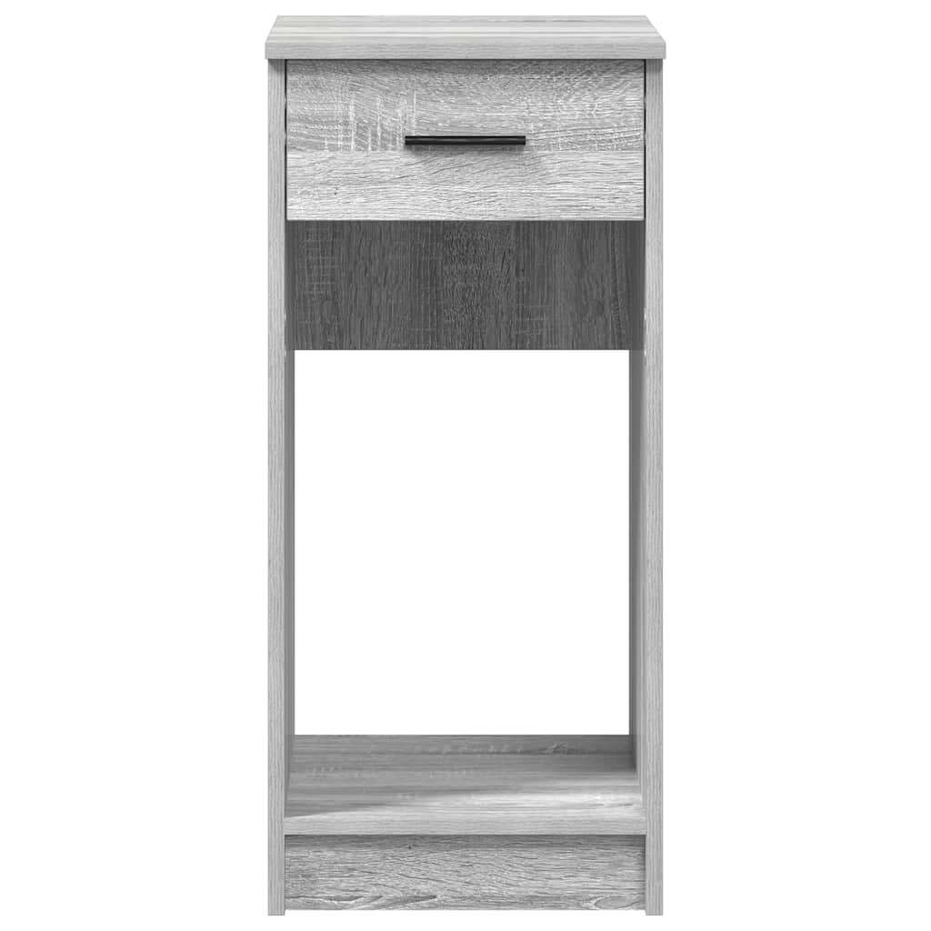 vidaXL Computertorenstandaard met lade 35x45x77 cm grijs sonoma eiken