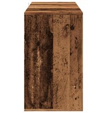 vidaXL Dressoir 120x41x75 cm bewerkt hout oud houtkleurig