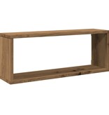 vidaXL Wandschappen kubus 6 st 60x15x23 cm hout artisanaal eiken