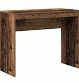 vidaXL Bureau 90x40x72 cm bewerkt hout oud houtkleurig