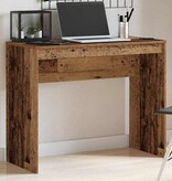 vidaXL Bureau 90x40x72 cm bewerkt hout oud houtkleurig
