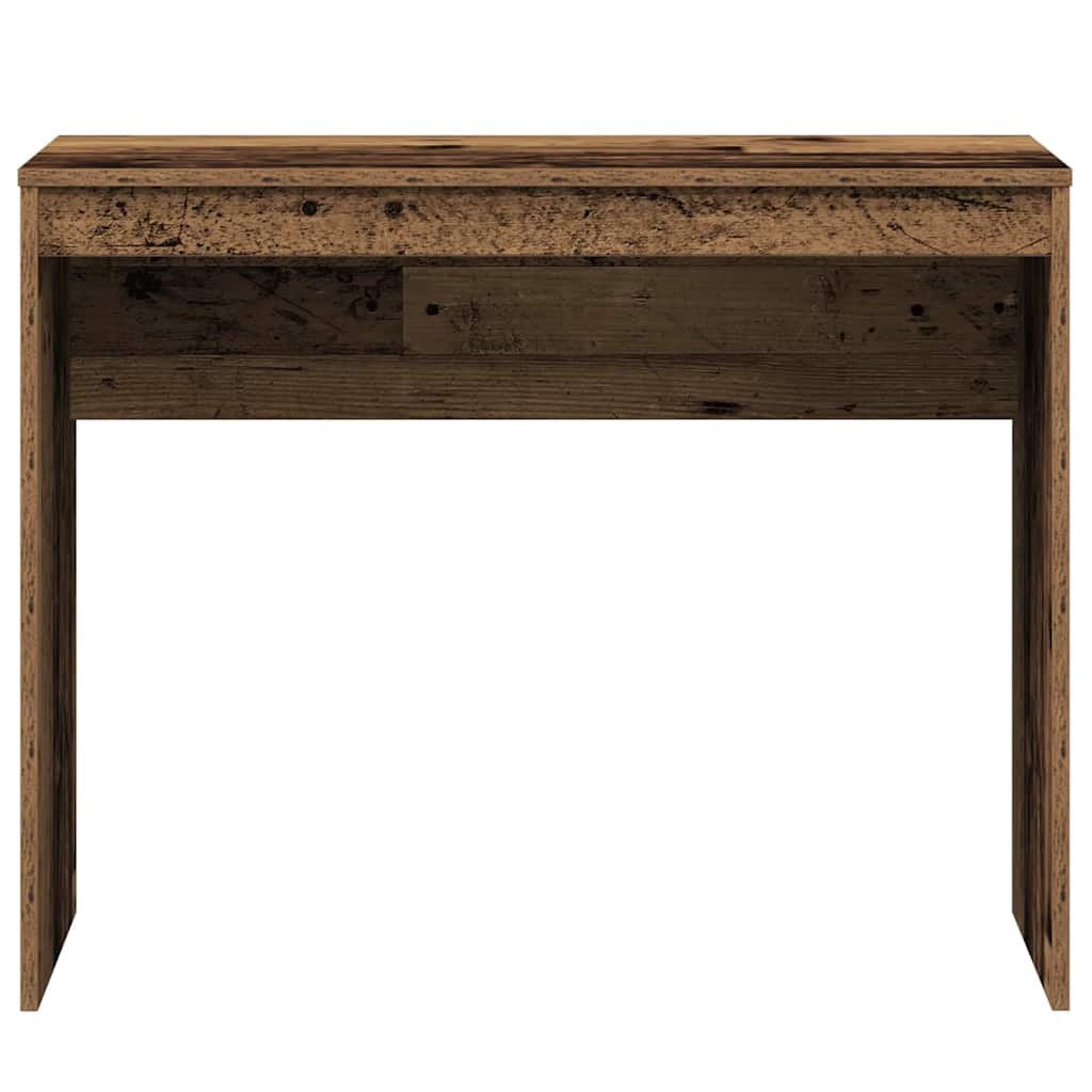 vidaXL Bureau 90x40x72 cm bewerkt hout oud houtkleurig