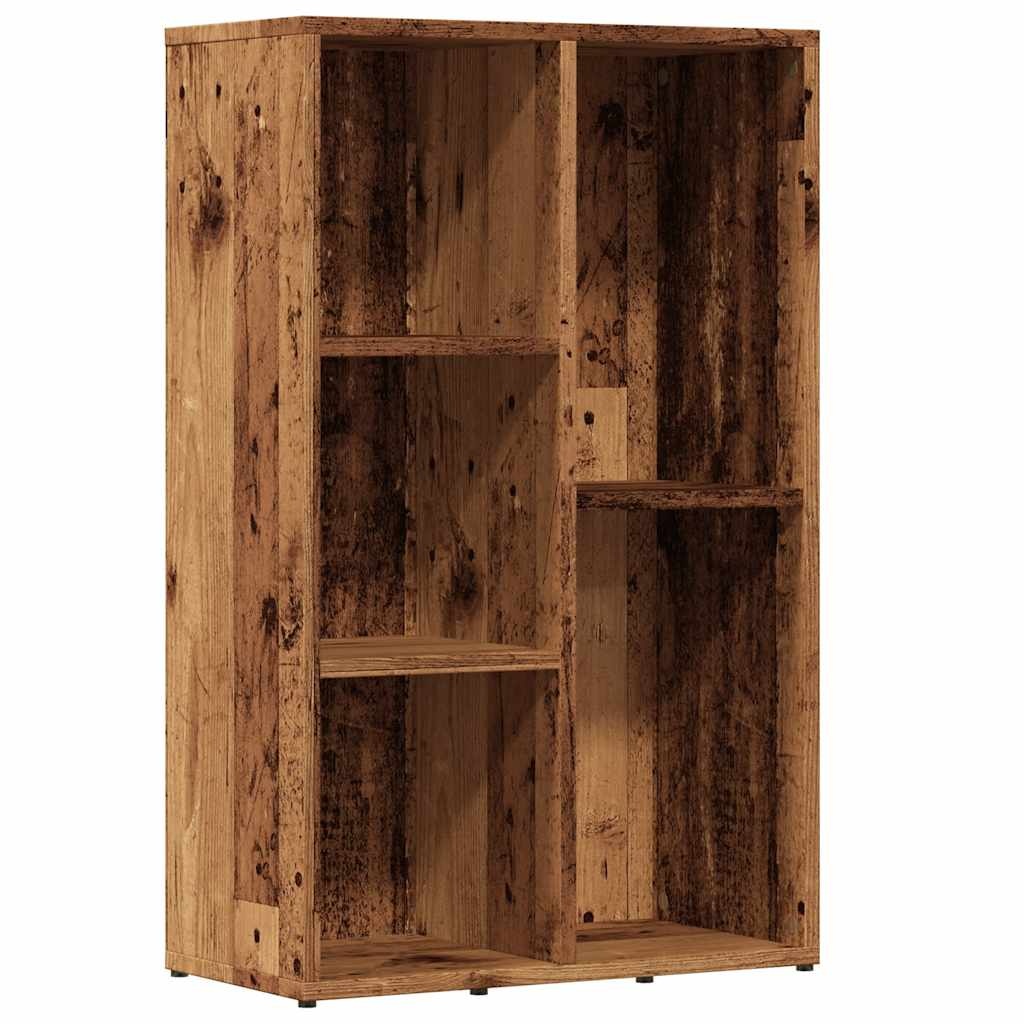 vidaXL Boekenkast 45x25x80 cm bewerkt hout oud houtkleurig