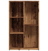 vidaXL Boekenkast 45x25x80 cm bewerkt hout oud houtkleurig
