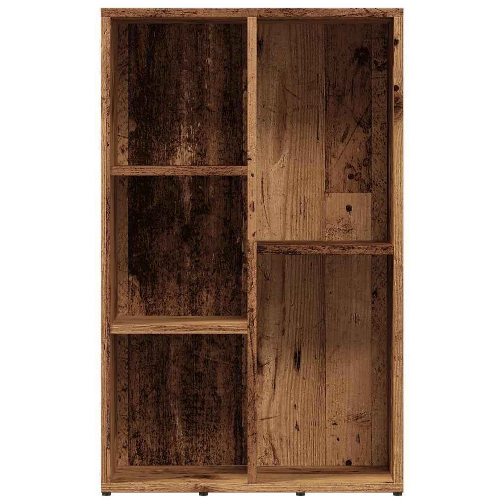vidaXL Boekenkast 45x25x80 cm bewerkt hout oud houtkleurig
