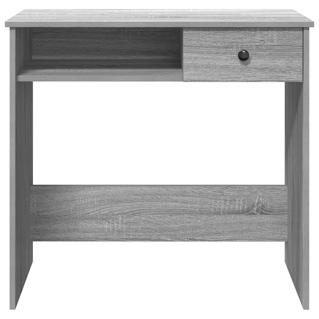 vidaXL Bureau 80x40x75 cm bewerkt hout grijs sonoma eikenkleurig