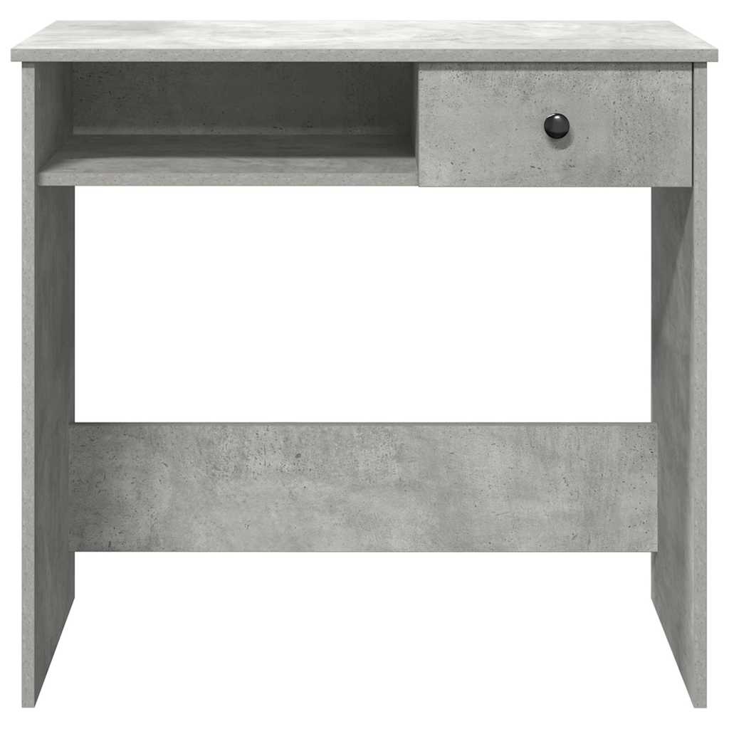 vidaXL Bureau 80x40x75 cm bewerkt hout betongrijs