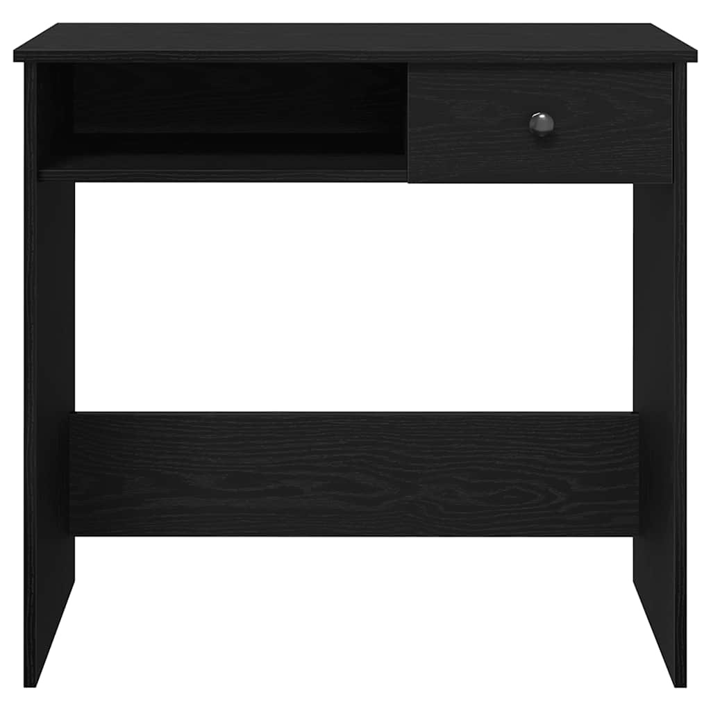 vidaXL Bureau 80x40x75 cm bewerkt hout zwart