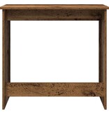 vidaXL Bureau 80x40x75 cm bewerkt hout oud houtkleurig