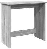 vidaXL Bureau 80x40x75 cm bewerkt hout grijs sonoma eikenkleurig