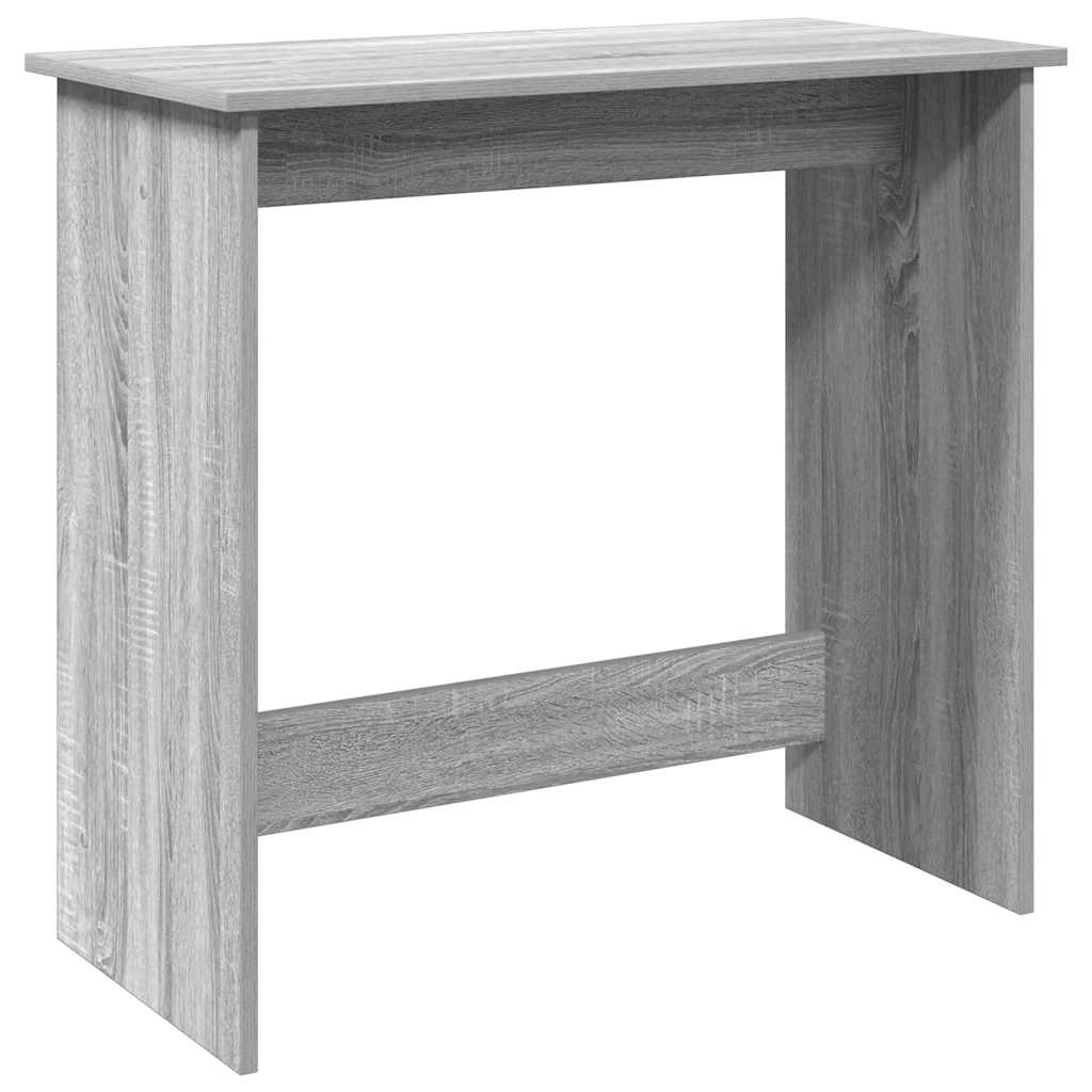 vidaXL Bureau 80x40x75 cm bewerkt hout grijs sonoma eikenkleurig