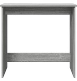 vidaXL Bureau 80x40x75 cm bewerkt hout grijs sonoma eikenkleurig