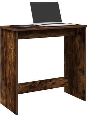 VidaXL Bureau 80x40x75 cm bewerkt hout gerookt eikenkleurig