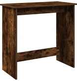 vidaXL Bureau 80x40x75 cm bewerkt hout gerookt eikenkleurig