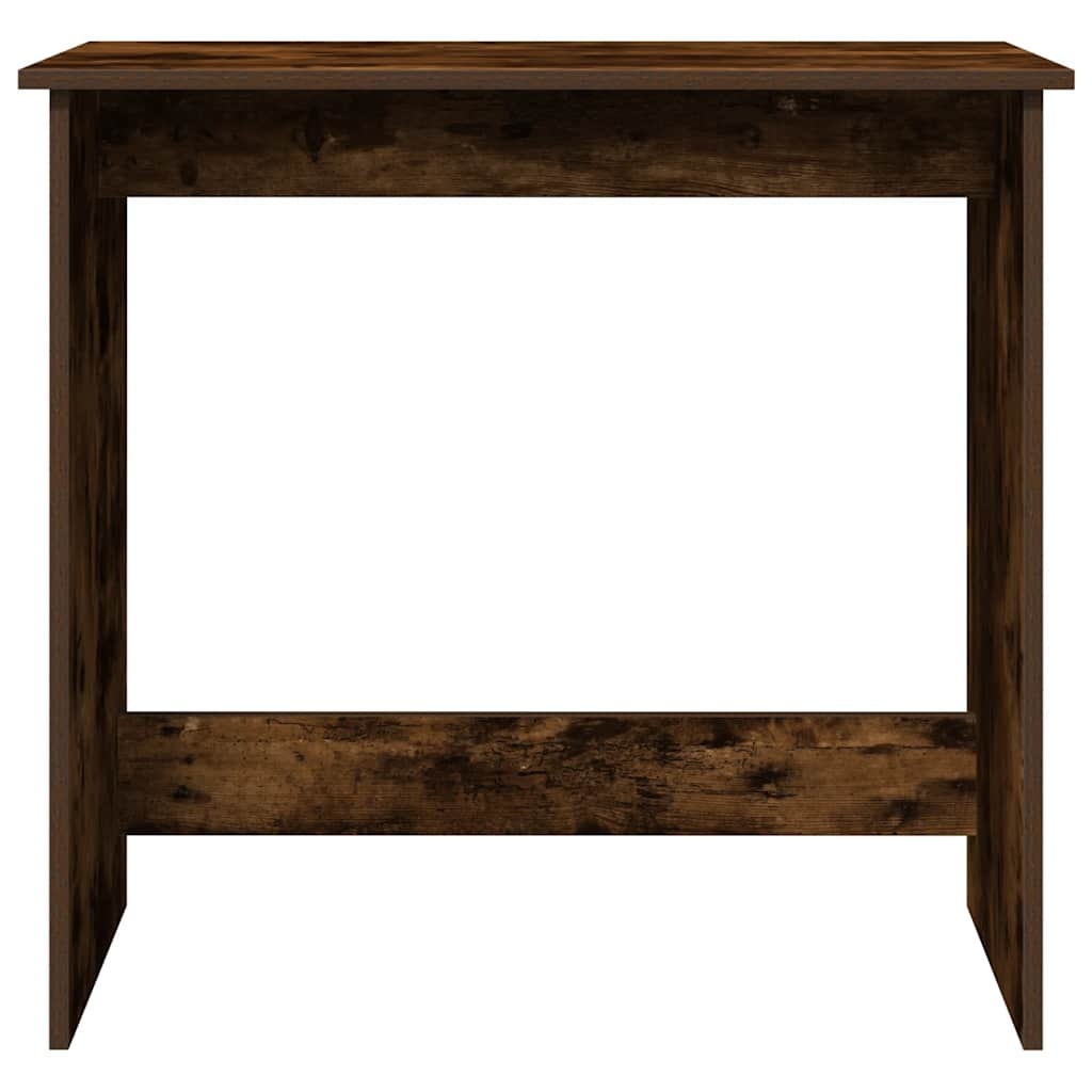 vidaXL Bureau 80x40x75 cm bewerkt hout gerookt eikenkleurig
