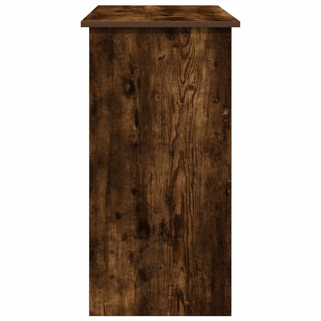vidaXL Bureau 80x40x75 cm bewerkt hout gerookt eikenkleurig