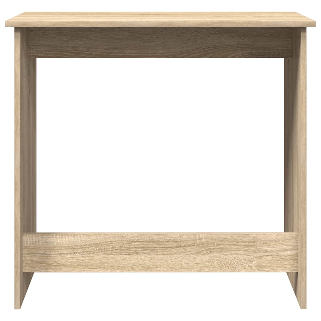 vidaXL Bureau 80x40x75 cm bewerkt hout sonoma eikenkleurig