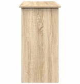 vidaXL Bureau 80x40x75 cm bewerkt hout sonoma eikenkleurig