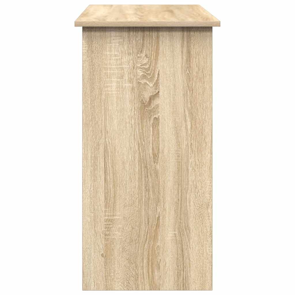 vidaXL Bureau 80x40x75 cm bewerkt hout sonoma eikenkleurig