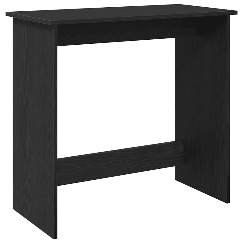 vidaXL Bureau 80x40x75 cm bewerkt hout zwart