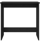 vidaXL Bureau 80x40x75 cm bewerkt hout zwart