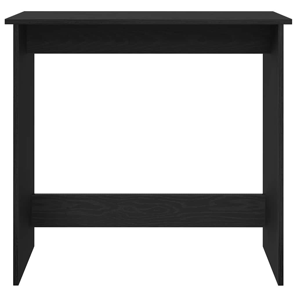 vidaXL Bureau 80x40x75 cm bewerkt hout zwart