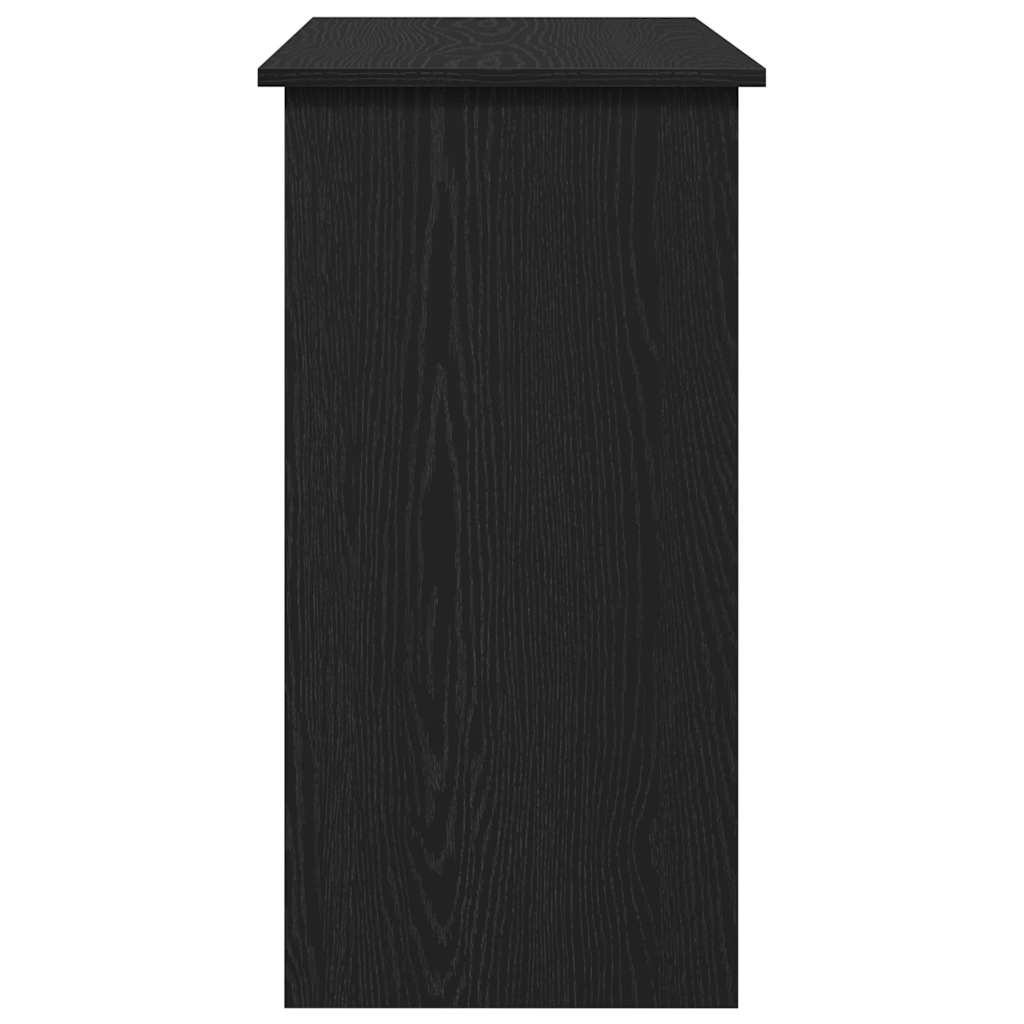 vidaXL Bureau 80x40x75 cm bewerkt hout zwart