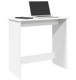 vidaXL Bureau 80x40x75 cm bewerkt hout wit