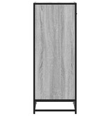 vidaXL Schoenenrek 48x38x97,5 cm bewerkt hout grijs sonoma eikenkleur