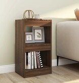 vidaXL Boekenkast/kamerscherm 40x30x72 cm bruin eikenkleur
